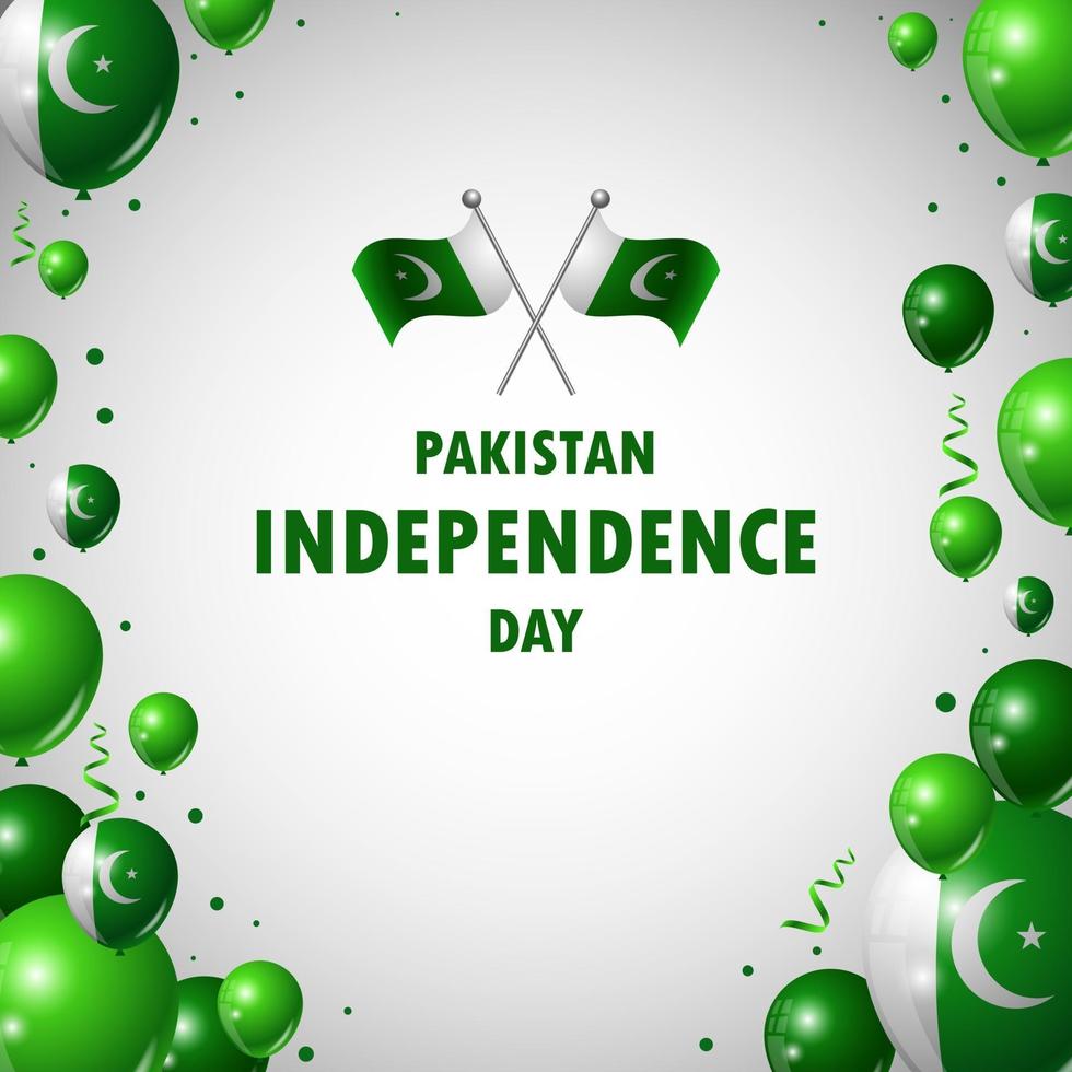 onafhankelijkheidsdag pakistan vector