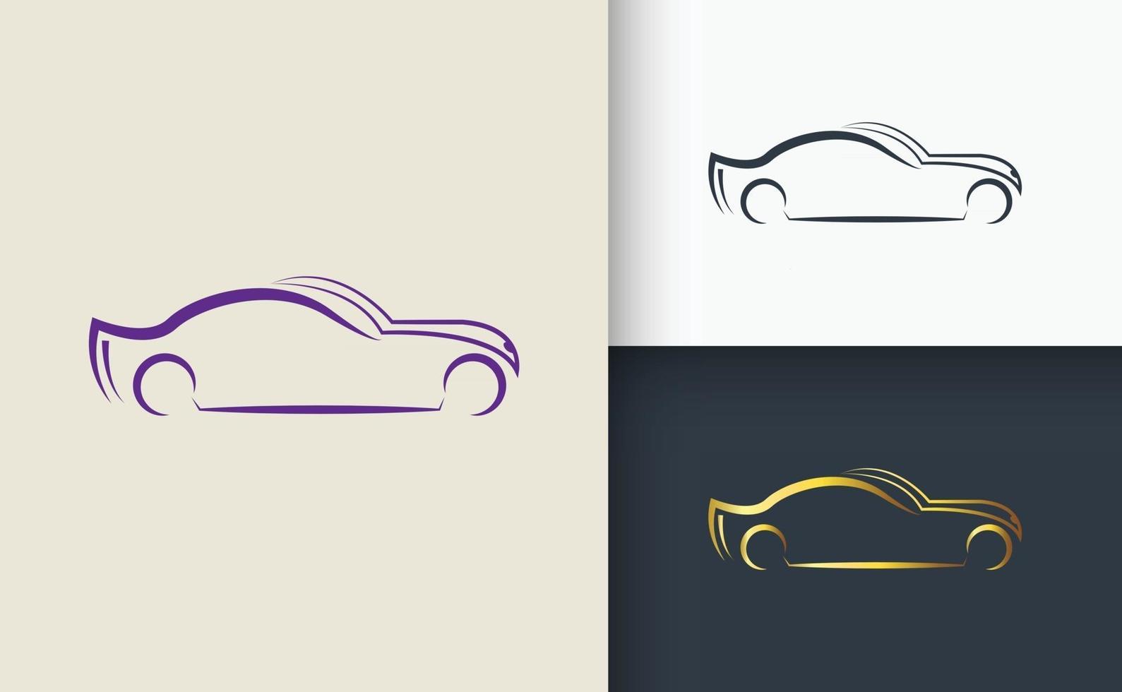 auto logo ontwerpsjabloon set vector