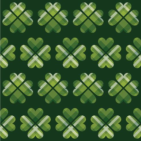 Saint Patrick&#39;s Day tartan naadloze patroon. vector