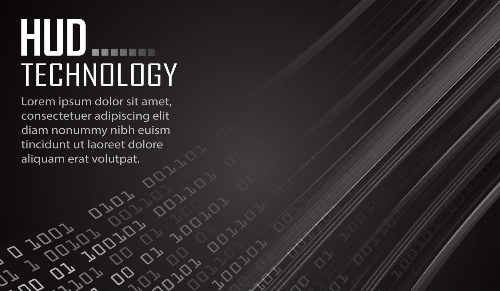 tekst cyber circuit toekomstige technologie concept achtergrond vector