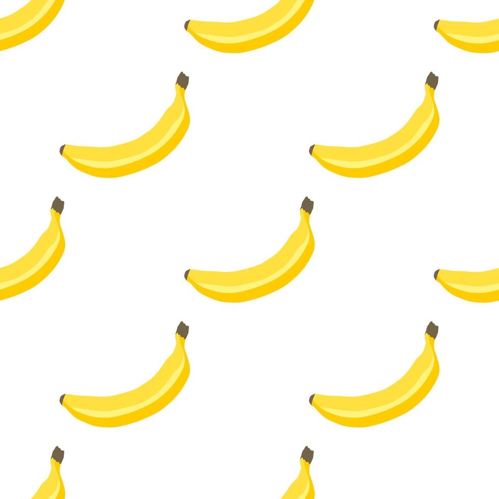 illustratie op thema grote gekleurde naadloze banaan vector