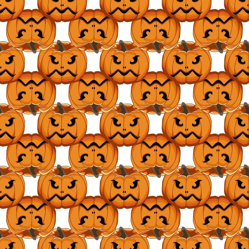 illustratie op thema groot gekleurd patroon halloween vector