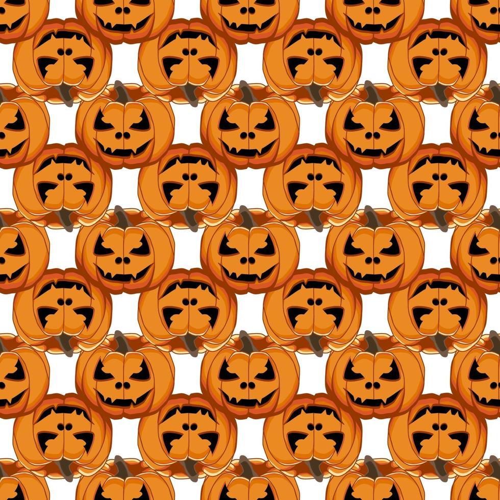 illustratie op thema groot gekleurd patroon halloween vector
