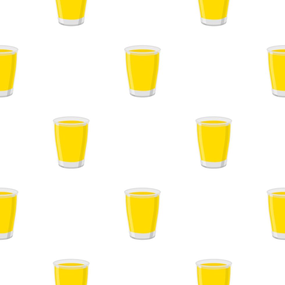 illustratie op thema grote gekleurde limonade in glazen beker vector