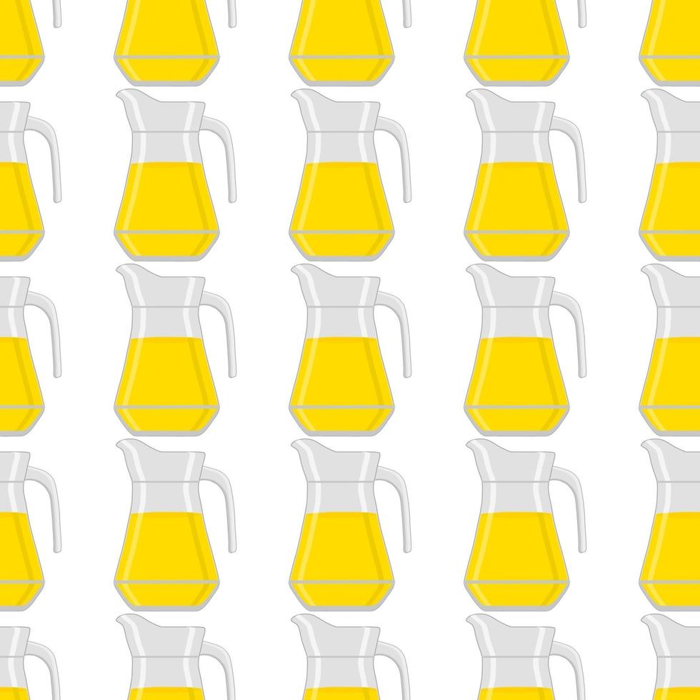illustratie op thema grote gekleurde limonade in glazen kan vector