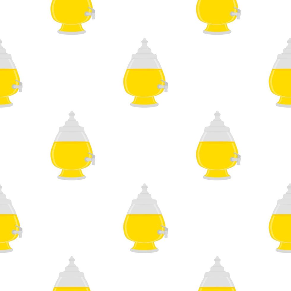 illustratie op thema grote gekleurde limonade in glazen kan vector