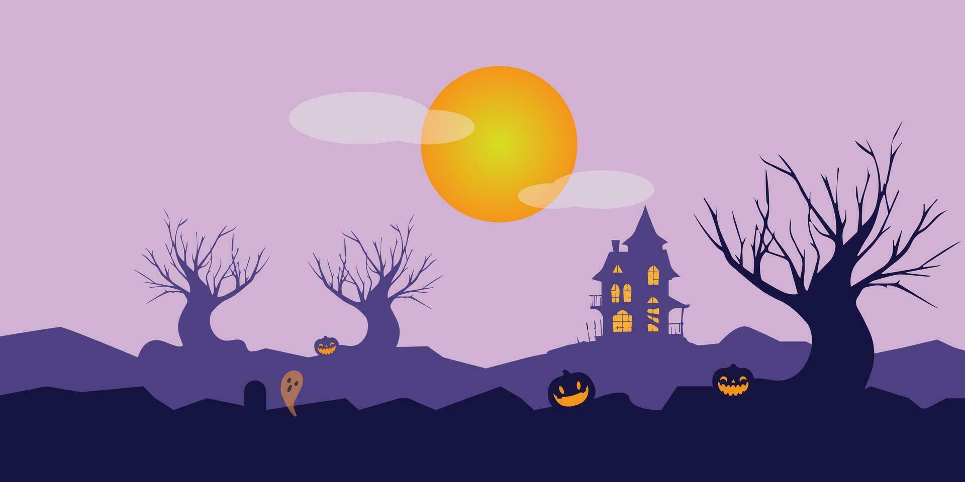 vector achtergrond ontwerp met halloween thema.