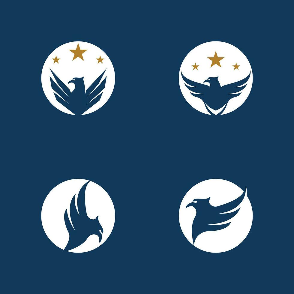 adelaar schild logo vector sjabloon illustratie