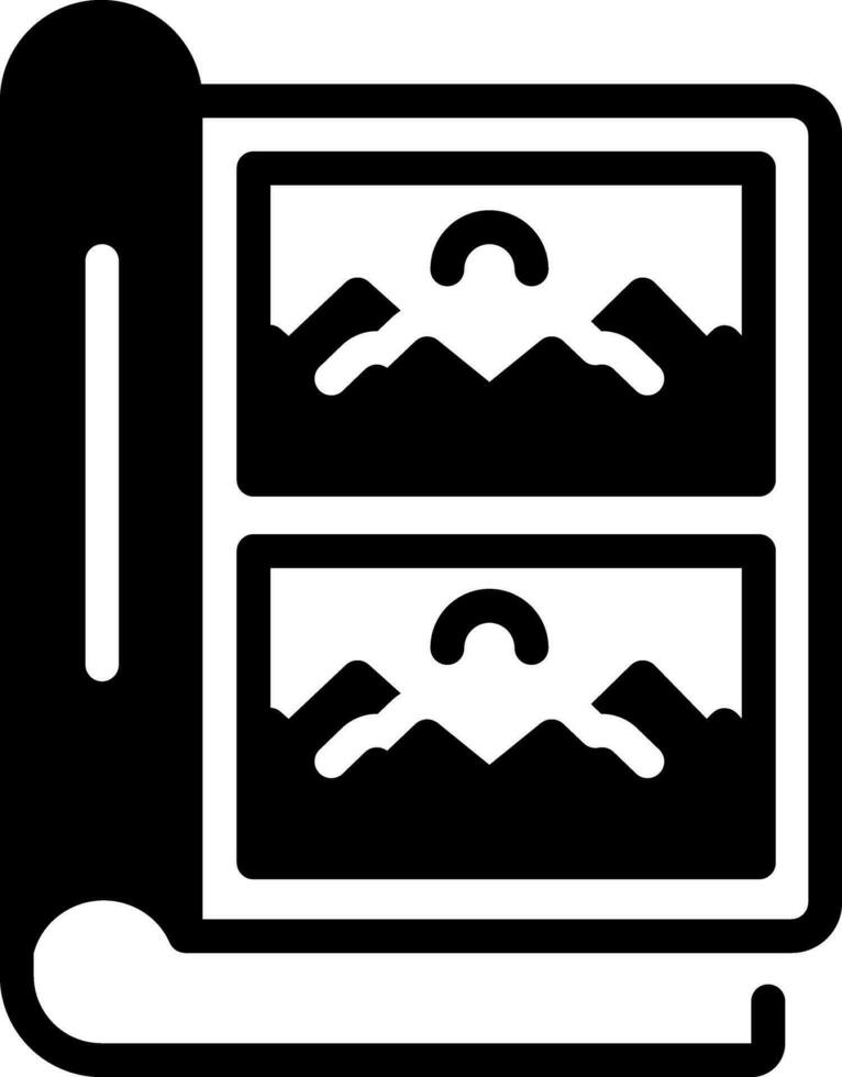 solide icoon voor catalogus vector