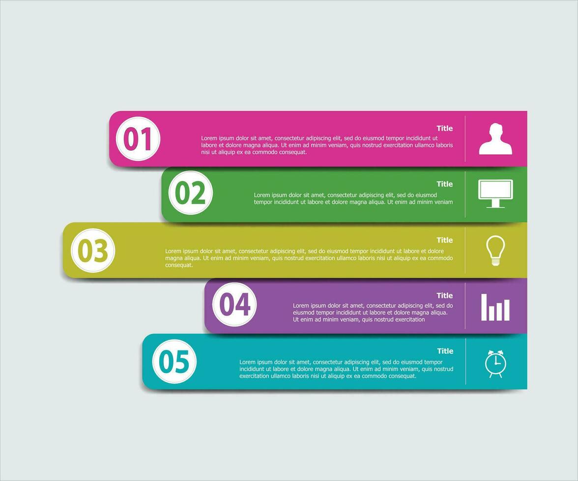 modern infographic sjabloon ontwerp vector voor web ontwerp, ui appjes, bedrijf presentatie, workflow lay-out, diagram, jaar- rapport.