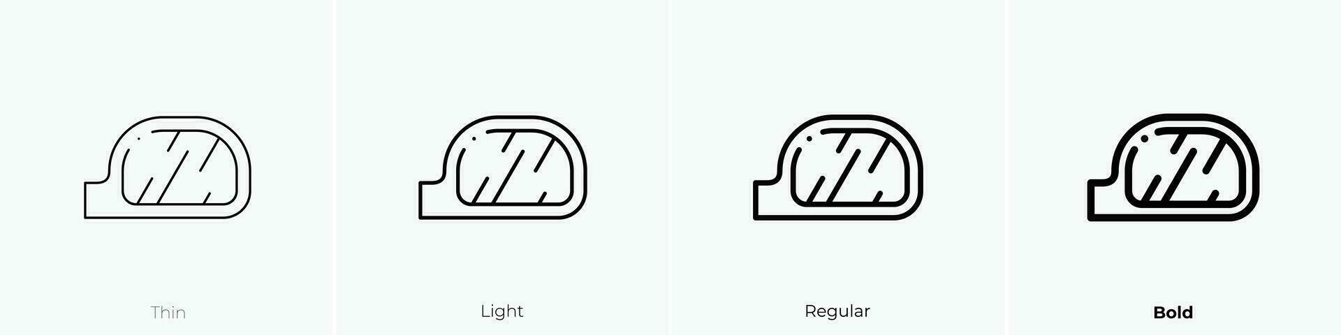 kant spiegel icoon. dun, licht, regelmatig en stoutmoedig stijl ontwerp geïsoleerd Aan wit achtergrond vector