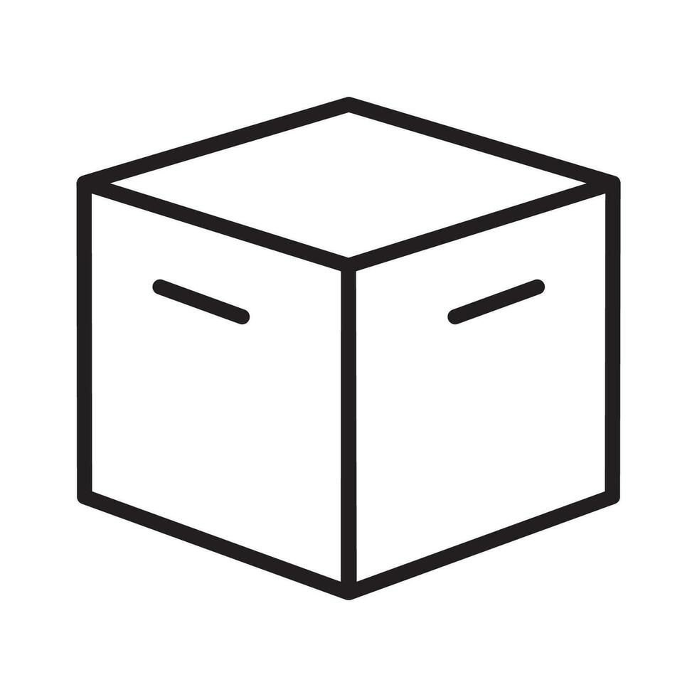 doos pakket symbool icoon vector ontwerp illustratie