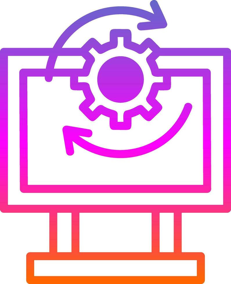 software bijwerken vector icoon ontwerp