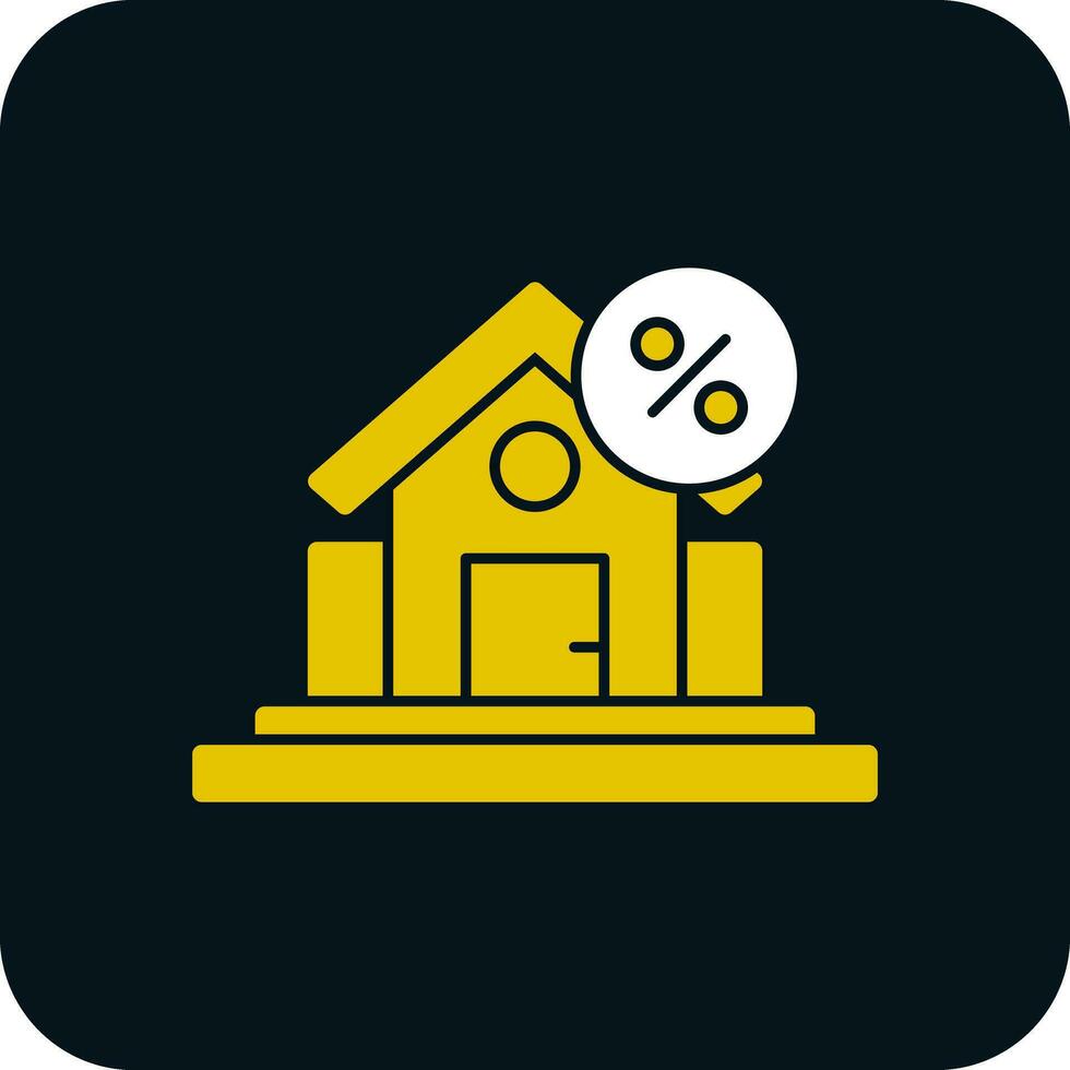 huis korting vector icoon ontwerp