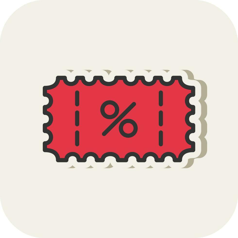 coupon vector icoon ontwerp