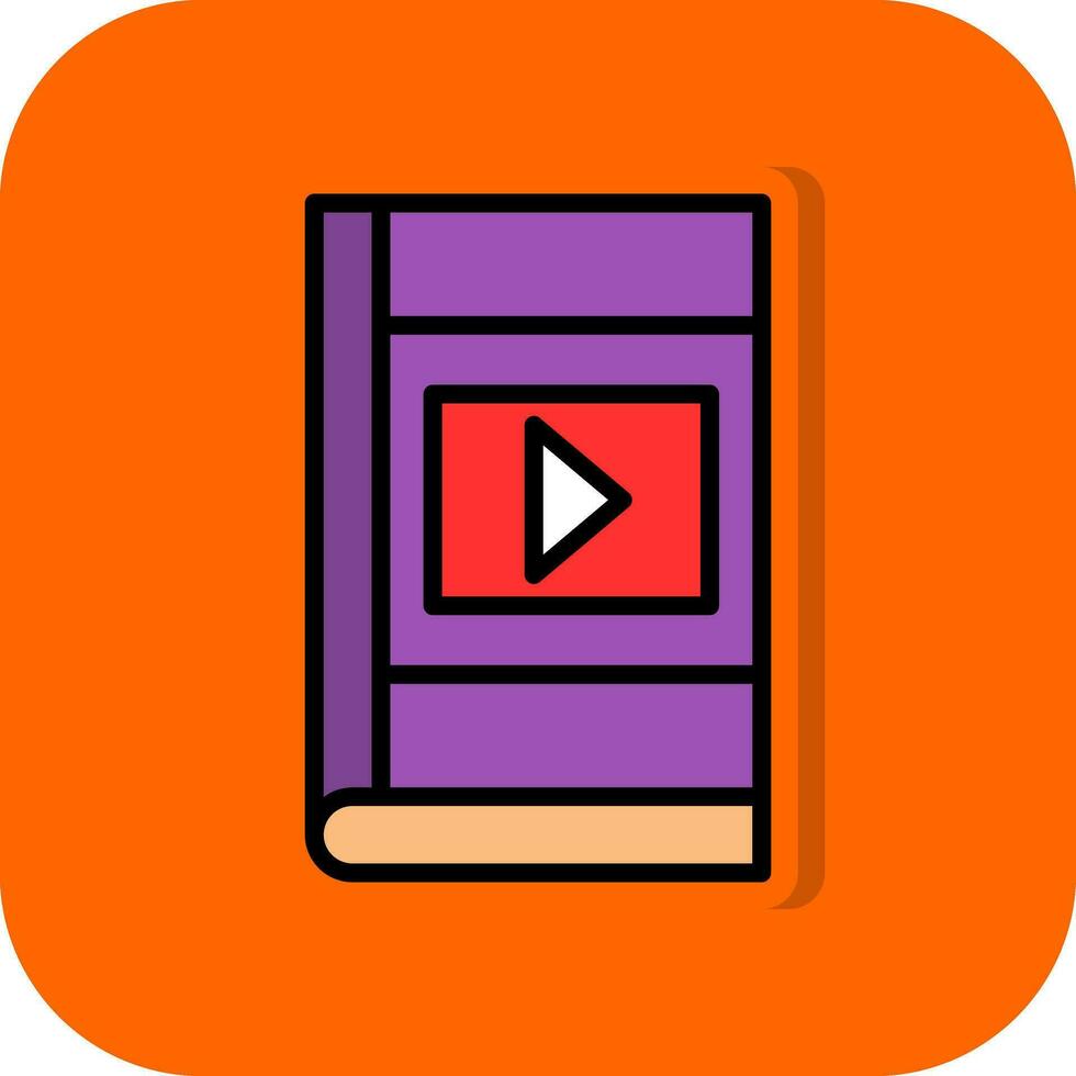 video zelfstudie vector icoon ontwerp