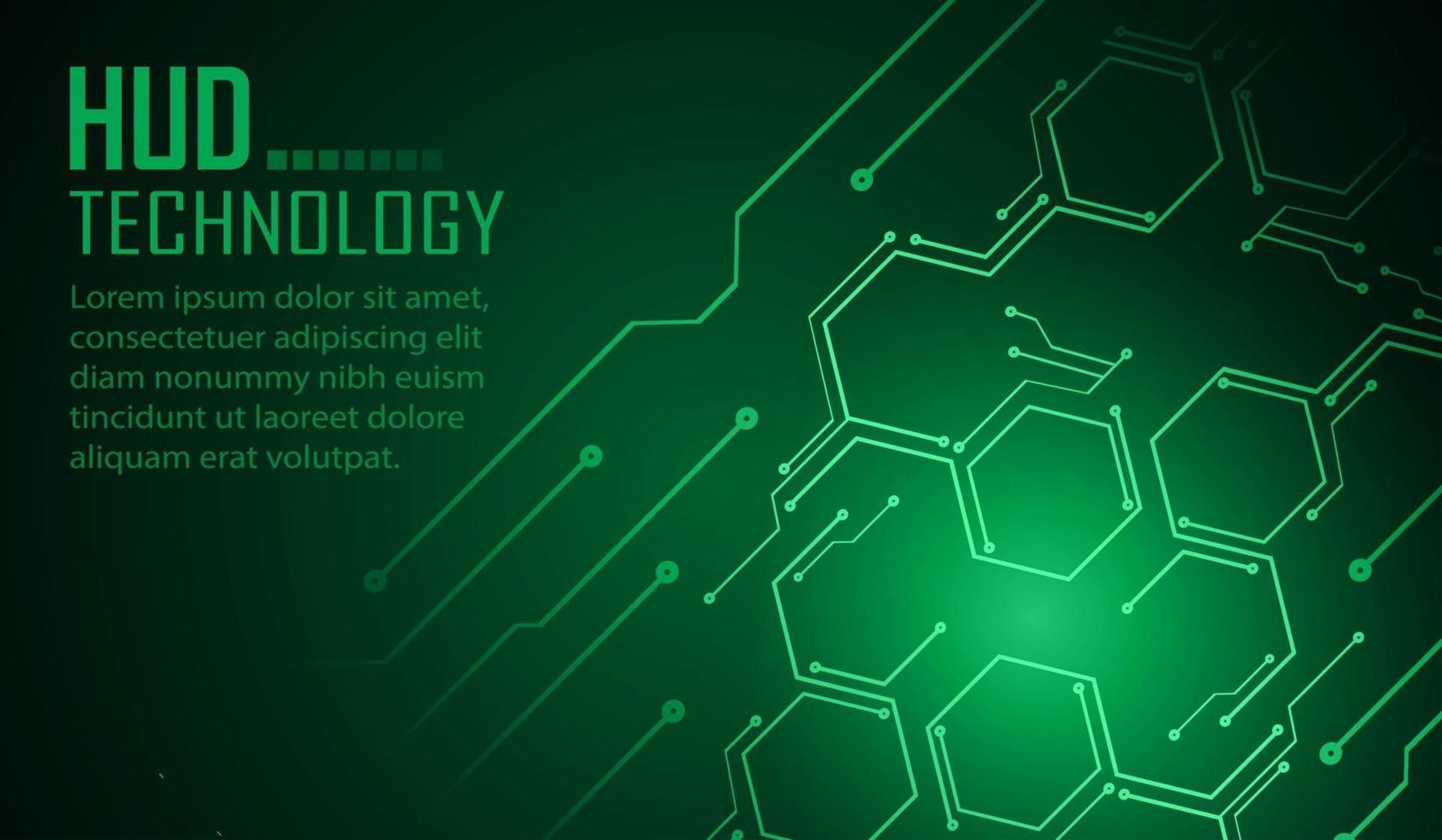 cyber circuit toekomstige technologie concept achtergrond vector