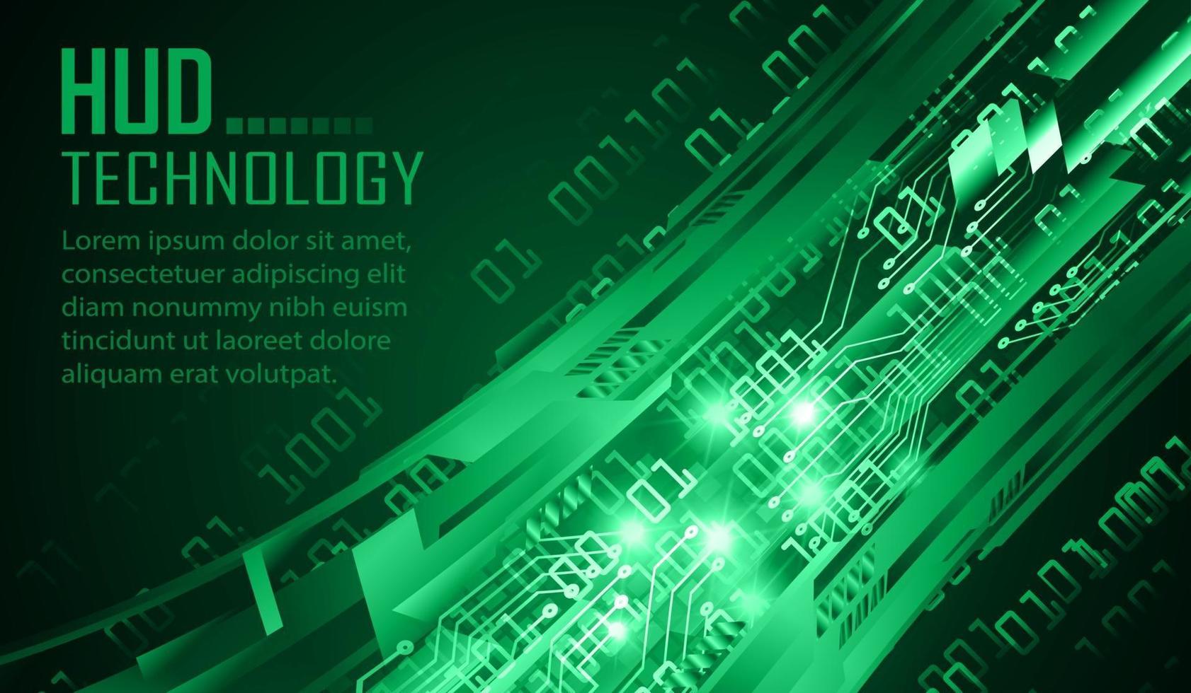 tekst cyber circuit toekomstige technologie concept achtergrond vector