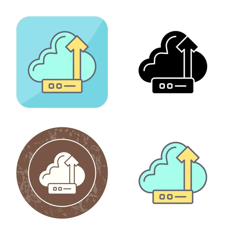 wolk vector pictogram