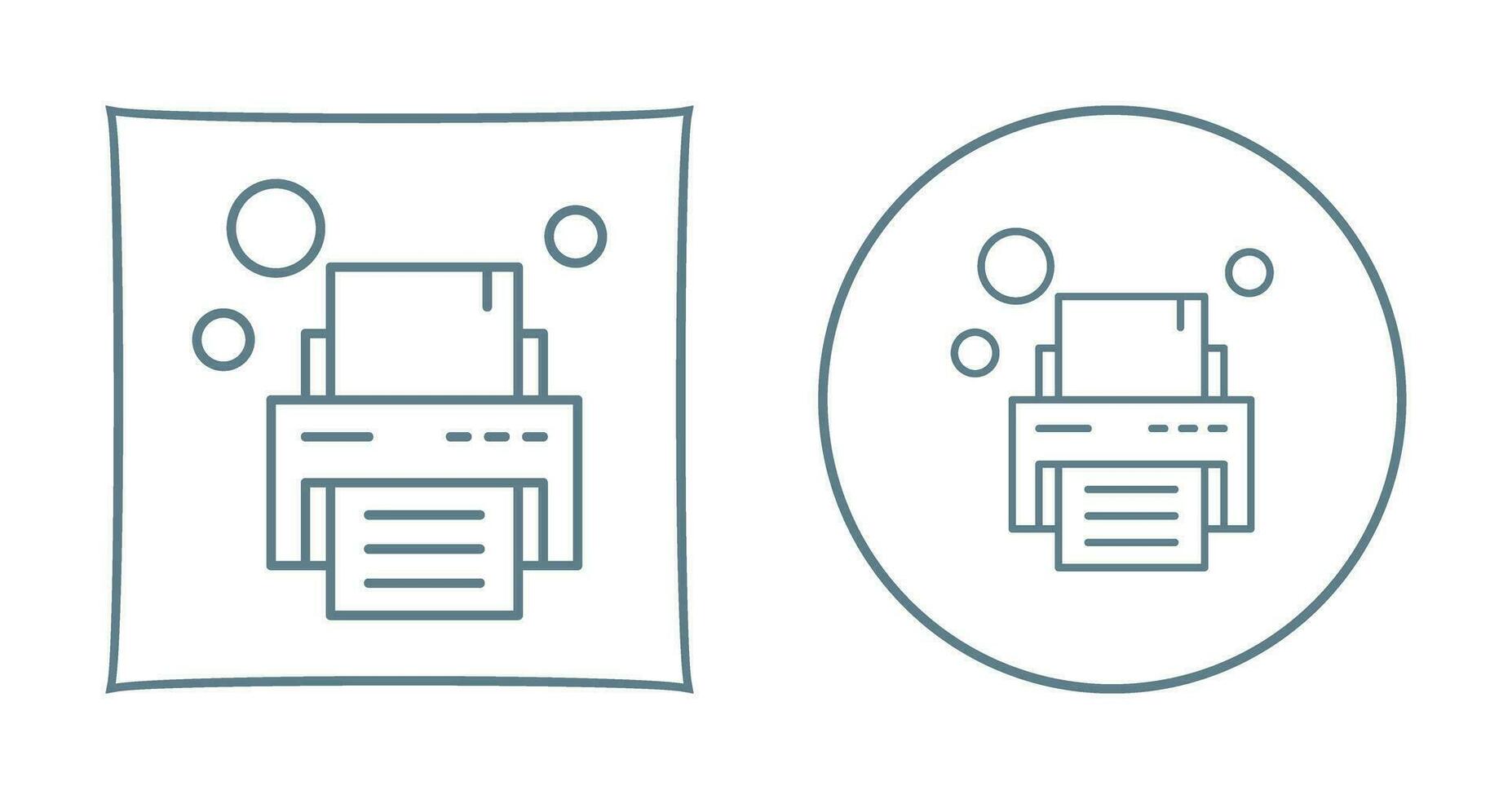 printer vector pictogram