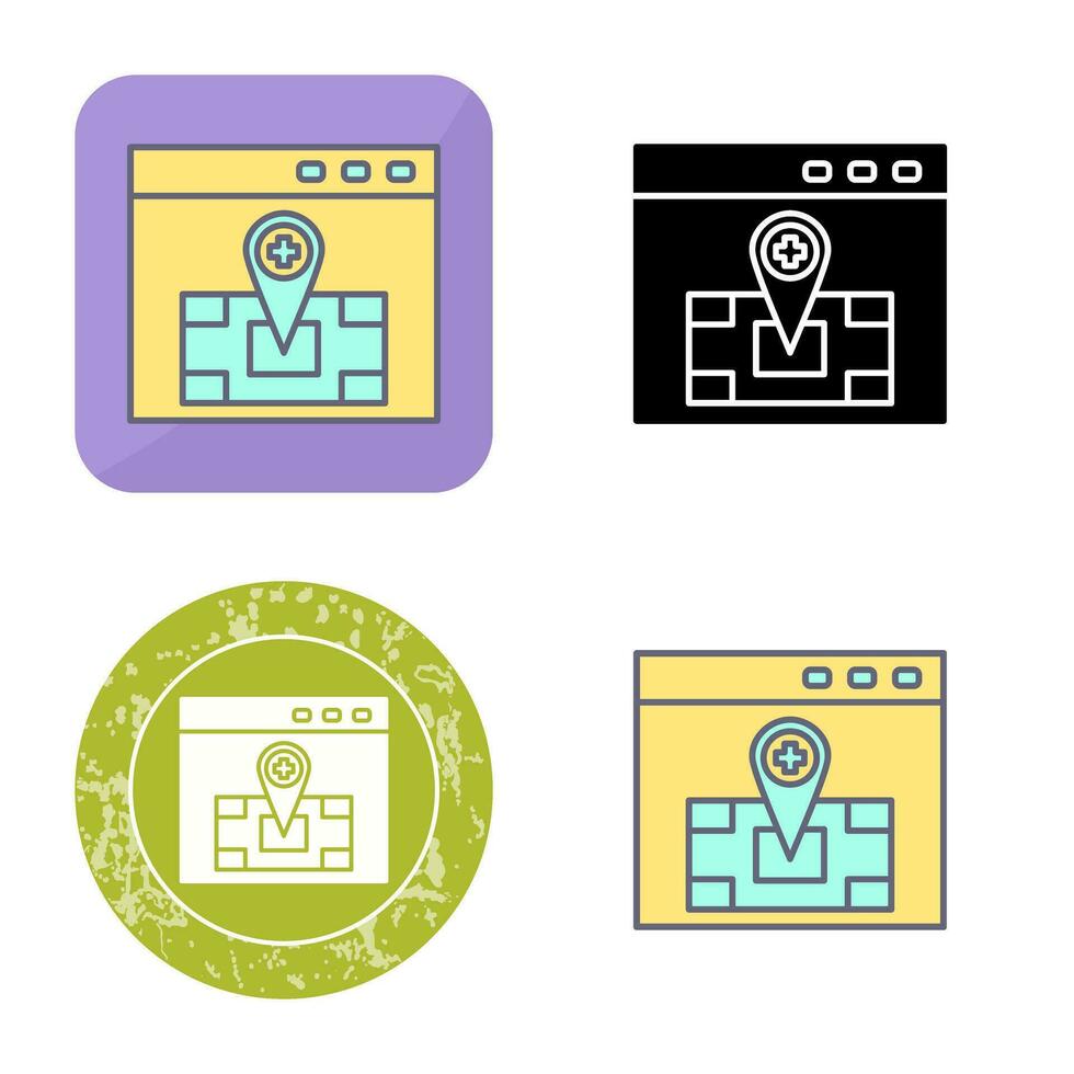 locatie vector pictogram