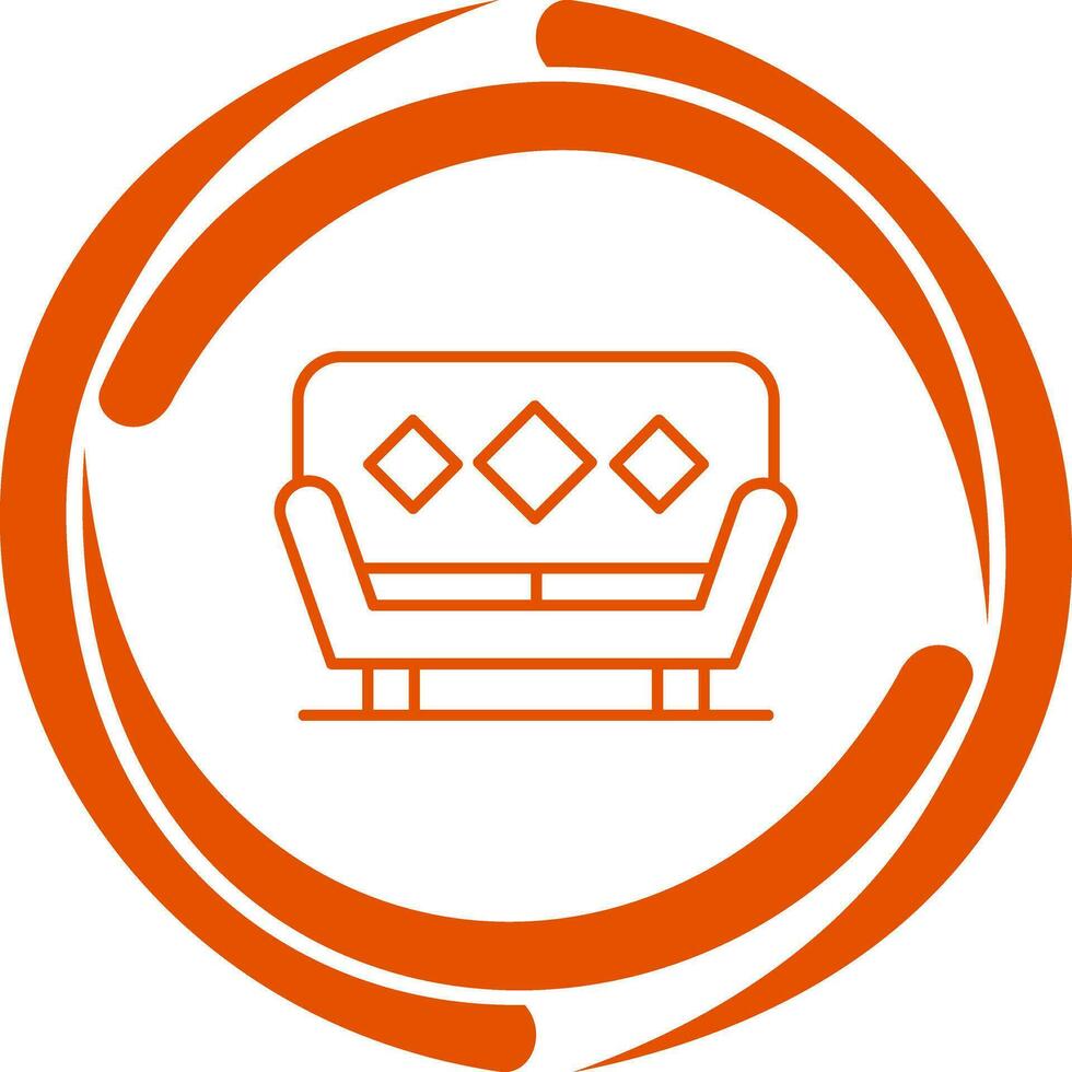 sofa vector icoon