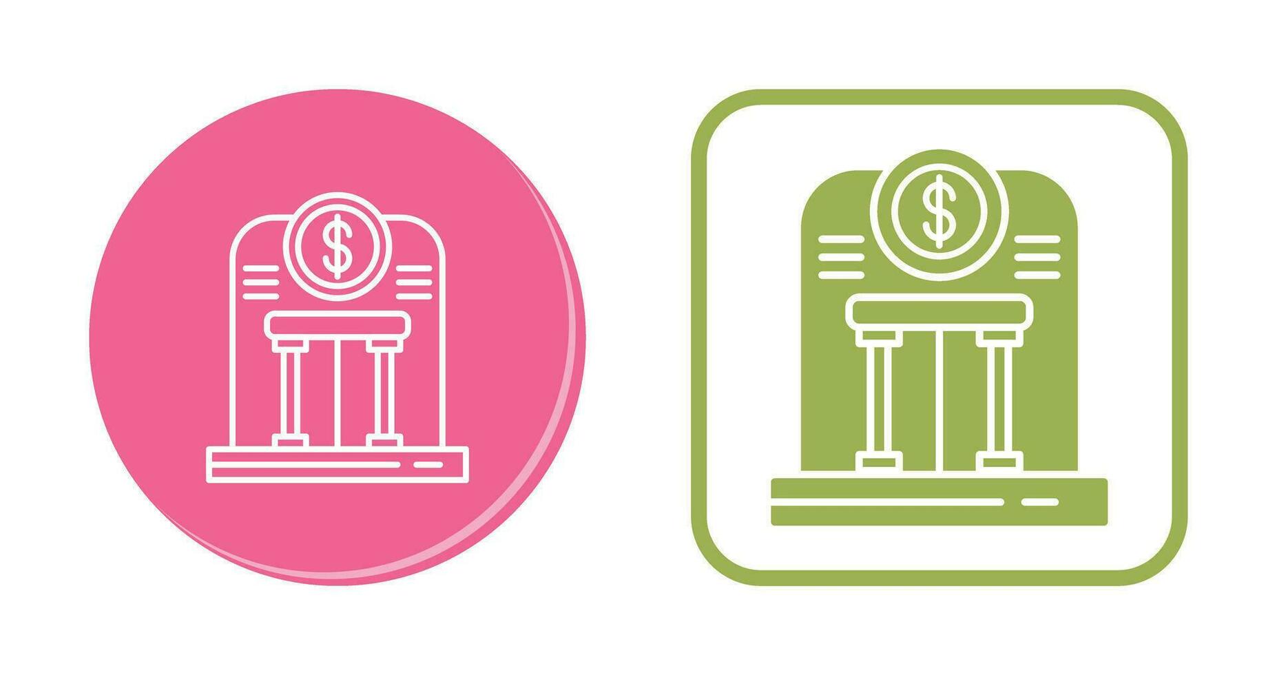 bank vector pictogram