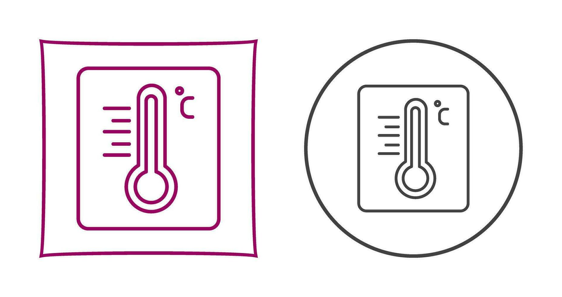 thermometer vector pictogram