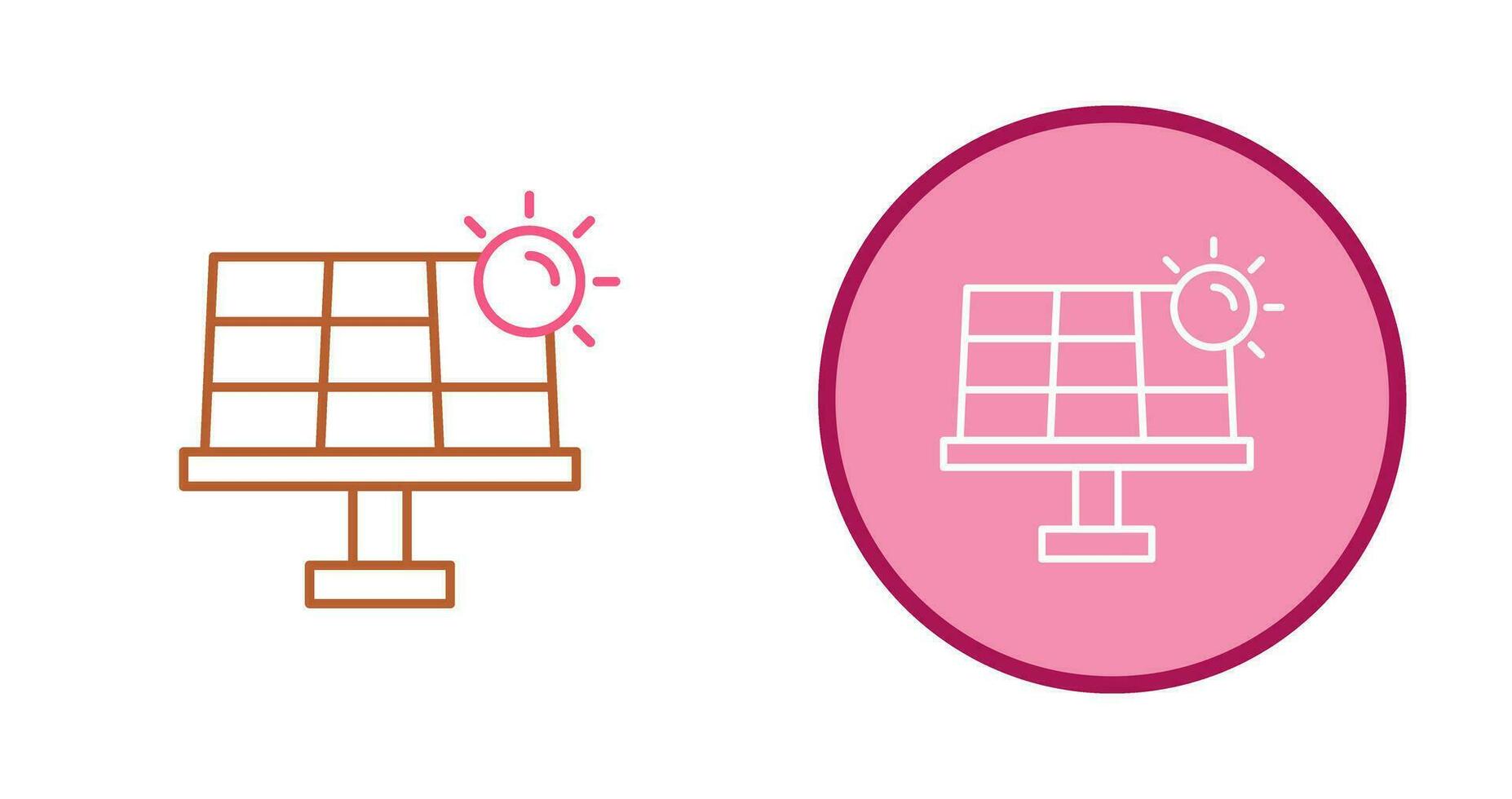 zonne-energie vector pictogram