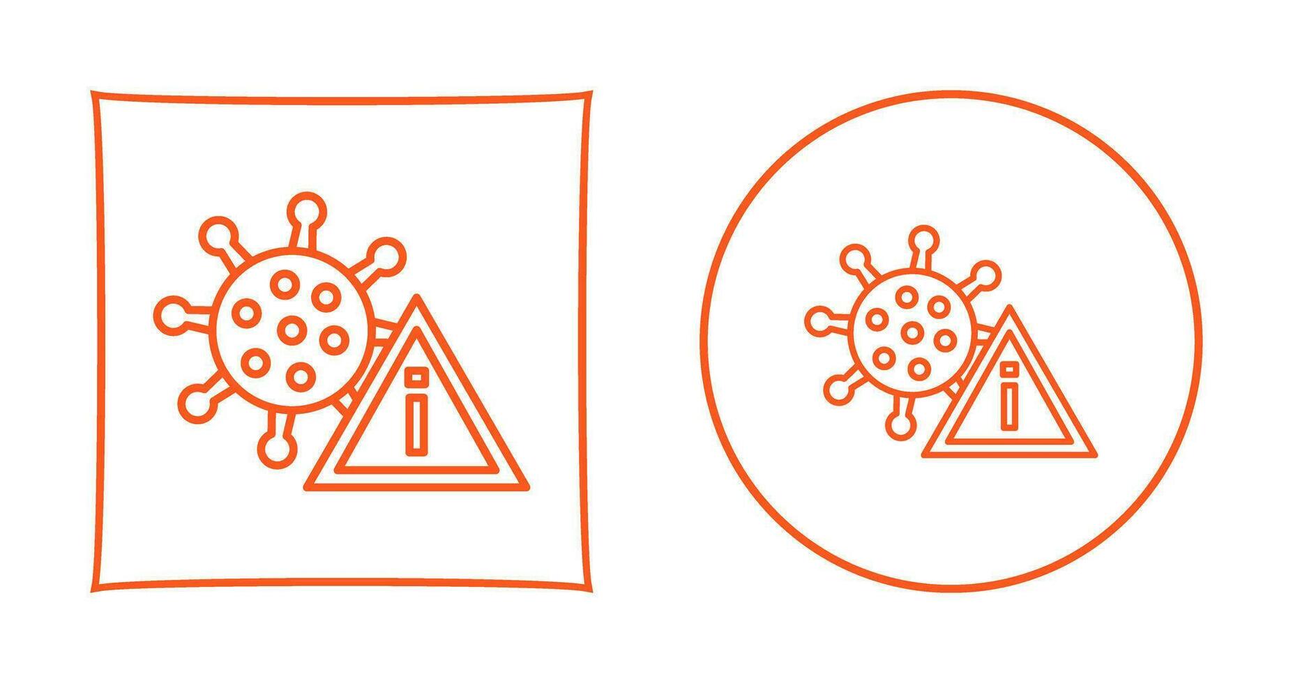 coronavirus vector pictogram