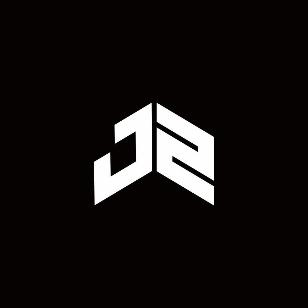 jz logo monogram moderne ontwerpsjabloon vector