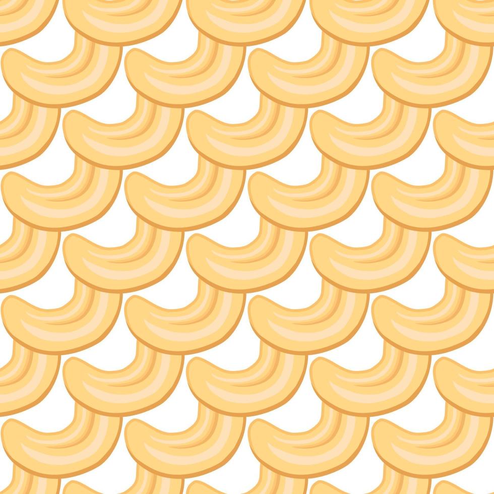 illustratie op thema groot patroon identieke soorten cashew vector