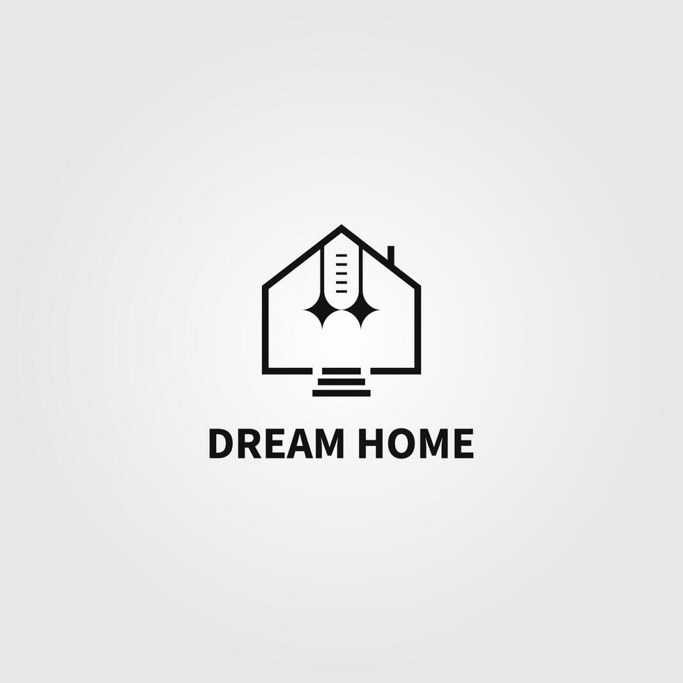 droom huis logo en vectoren