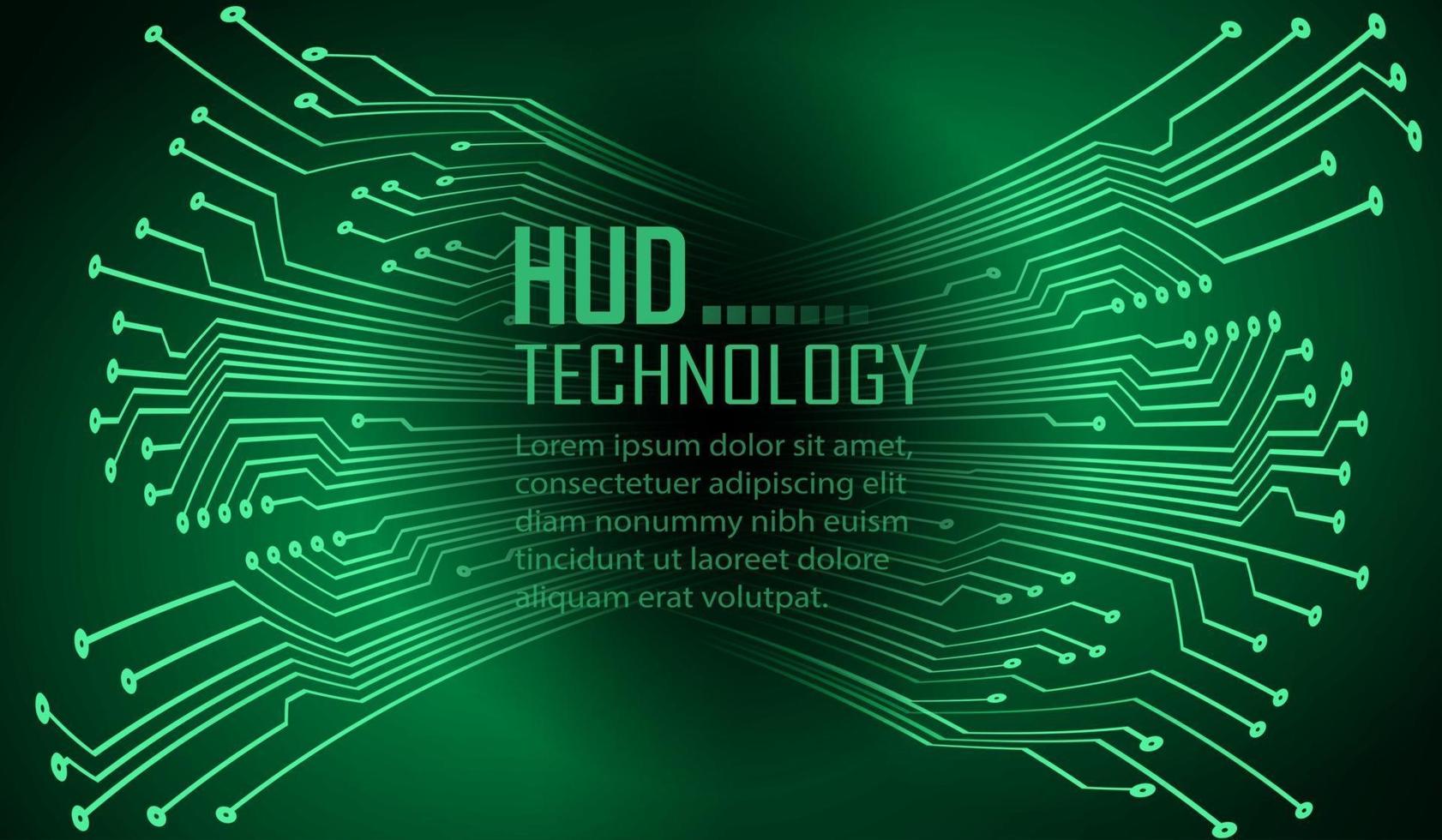 tekst cyber circuit toekomstige technologie concept achtergrond vector