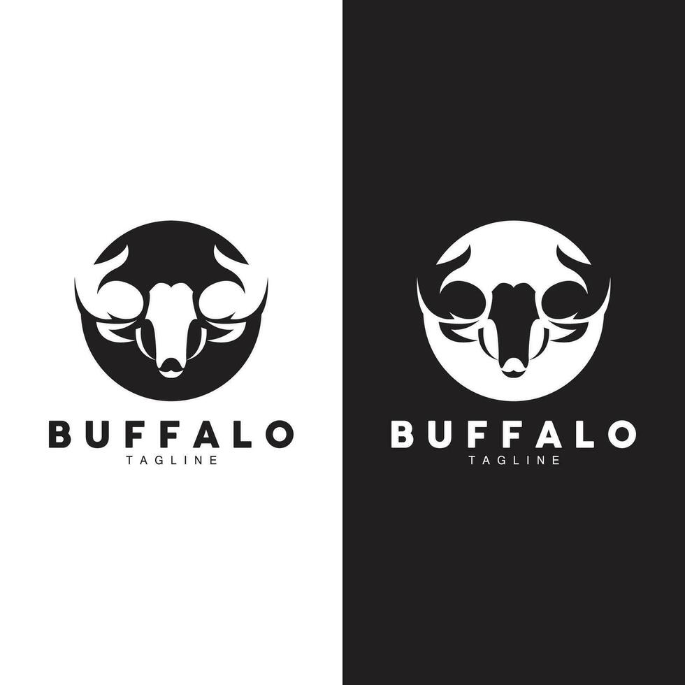 buffel logo sjabloon vector illustratie