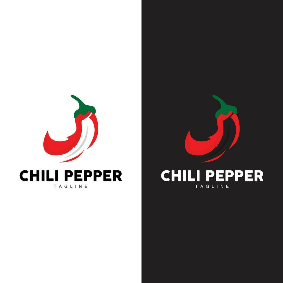 heet Chili logo sjabloon vector illustratie