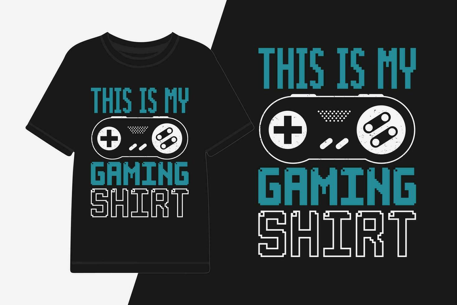 deze is mijn gaming overhemd grafisch t-shirt ontwerp gaming overhemd ontwerp. vector