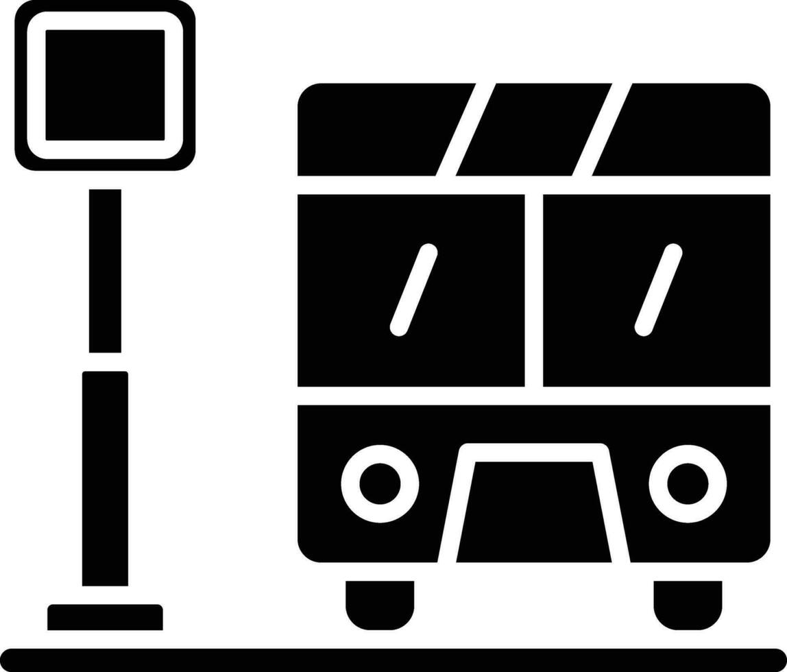 gebruik openbaar vervoer vector icoon