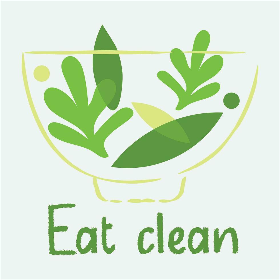 veganistisch voedsel vector. schoon voeding ontgiften aan het eten rauw voedingsmiddelen. eco groen ontwerp elementen Aan wit achtergrond. dik en vlees vrij vector