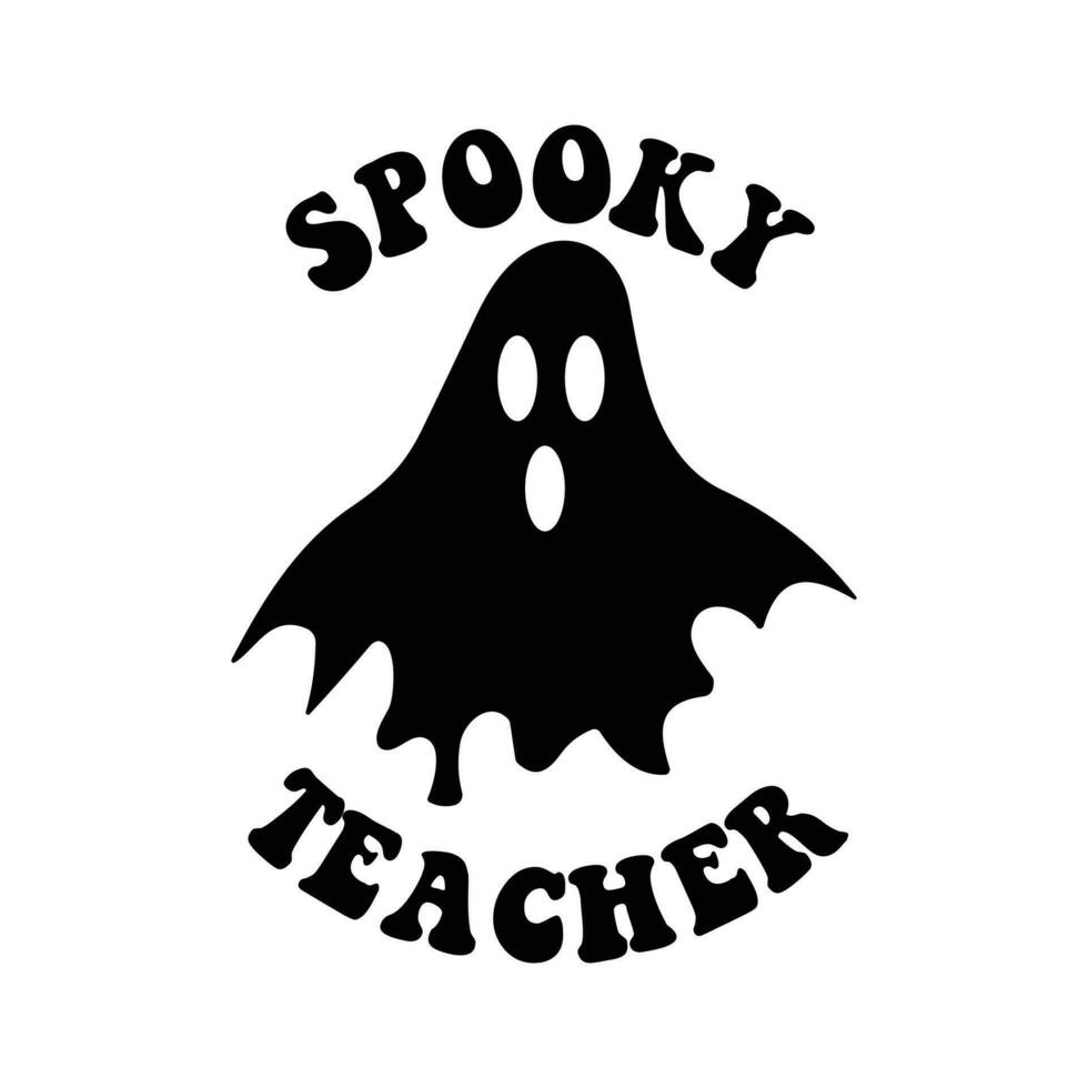 spookachtig leraar ontwerp vector