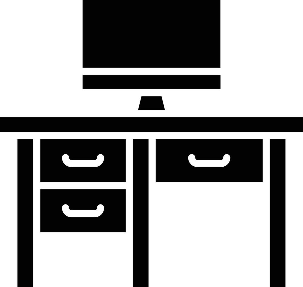 werkruimte vector pictogram