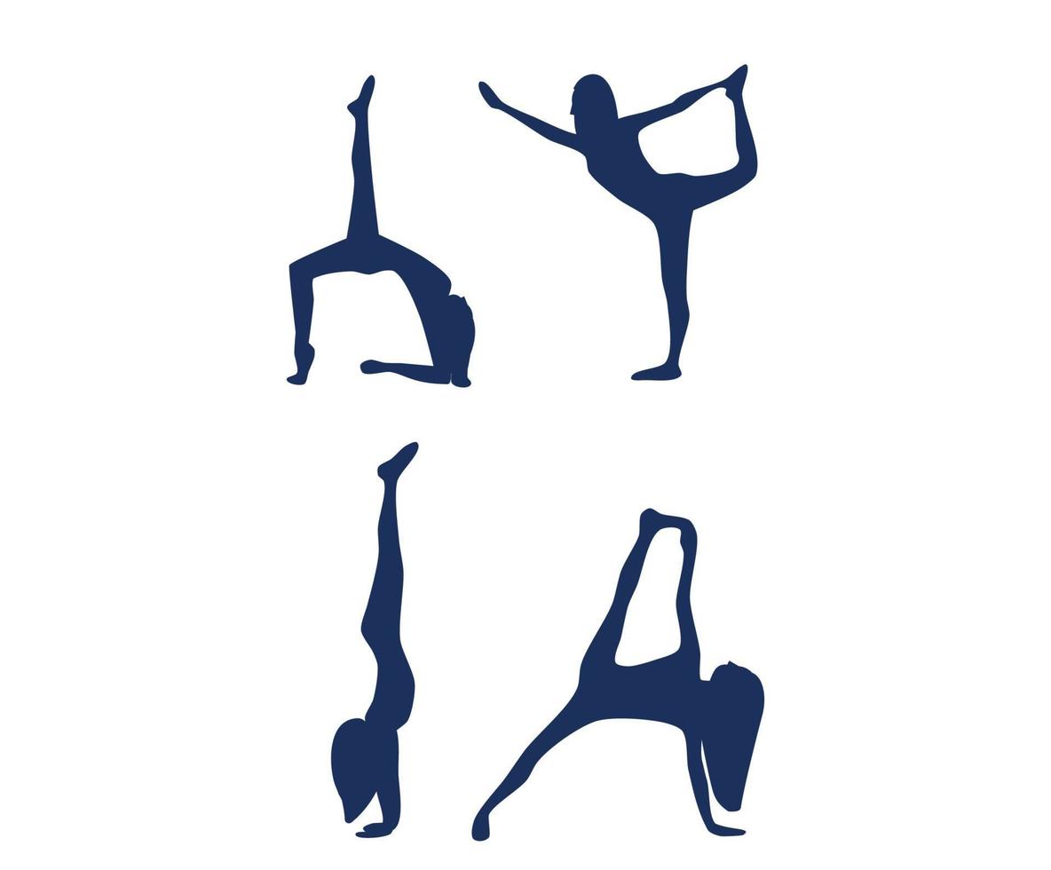 sets ritmische gymnastiek sport ontwerp 2020 games abstracte vector iconen