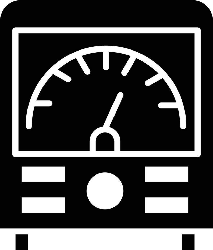 ampèremeter vector pictogram