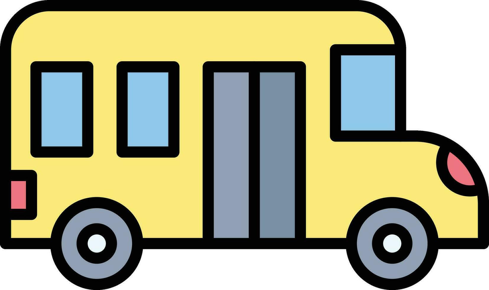 schoolbus vector pictogram