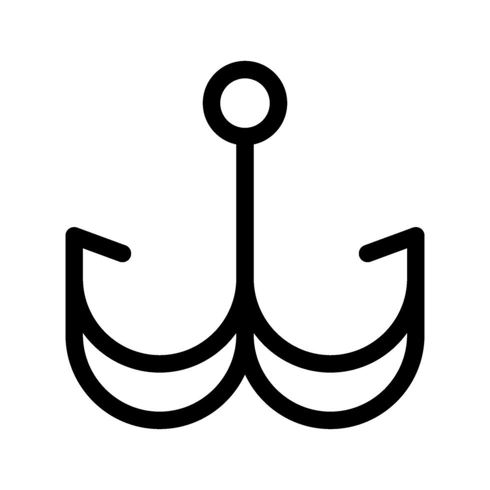 haak icoon vector symbool ontwerp illustratie