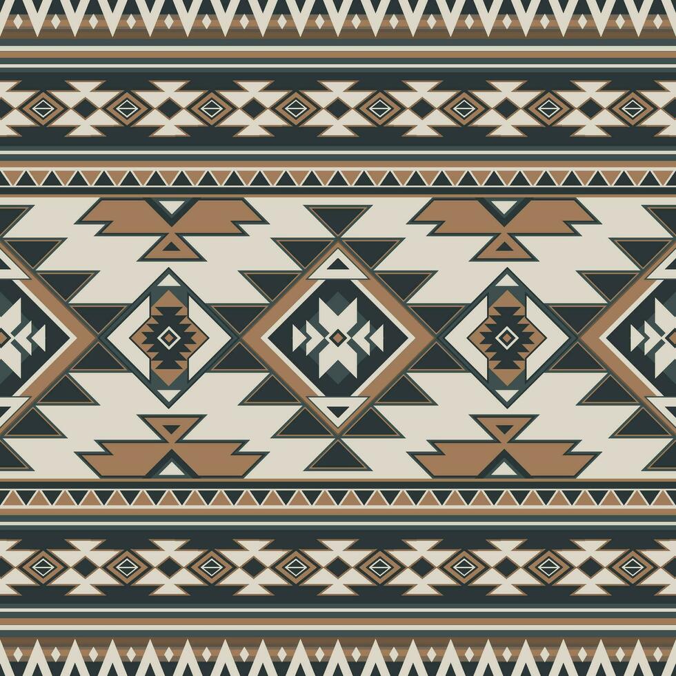 inheems patroon Amerikaans tribal Indisch ornament patroon meetkundig etnisch textiel structuur tribal aztec patroon Navajo Mexicaans kleding stof naadloos vector decoratie mode