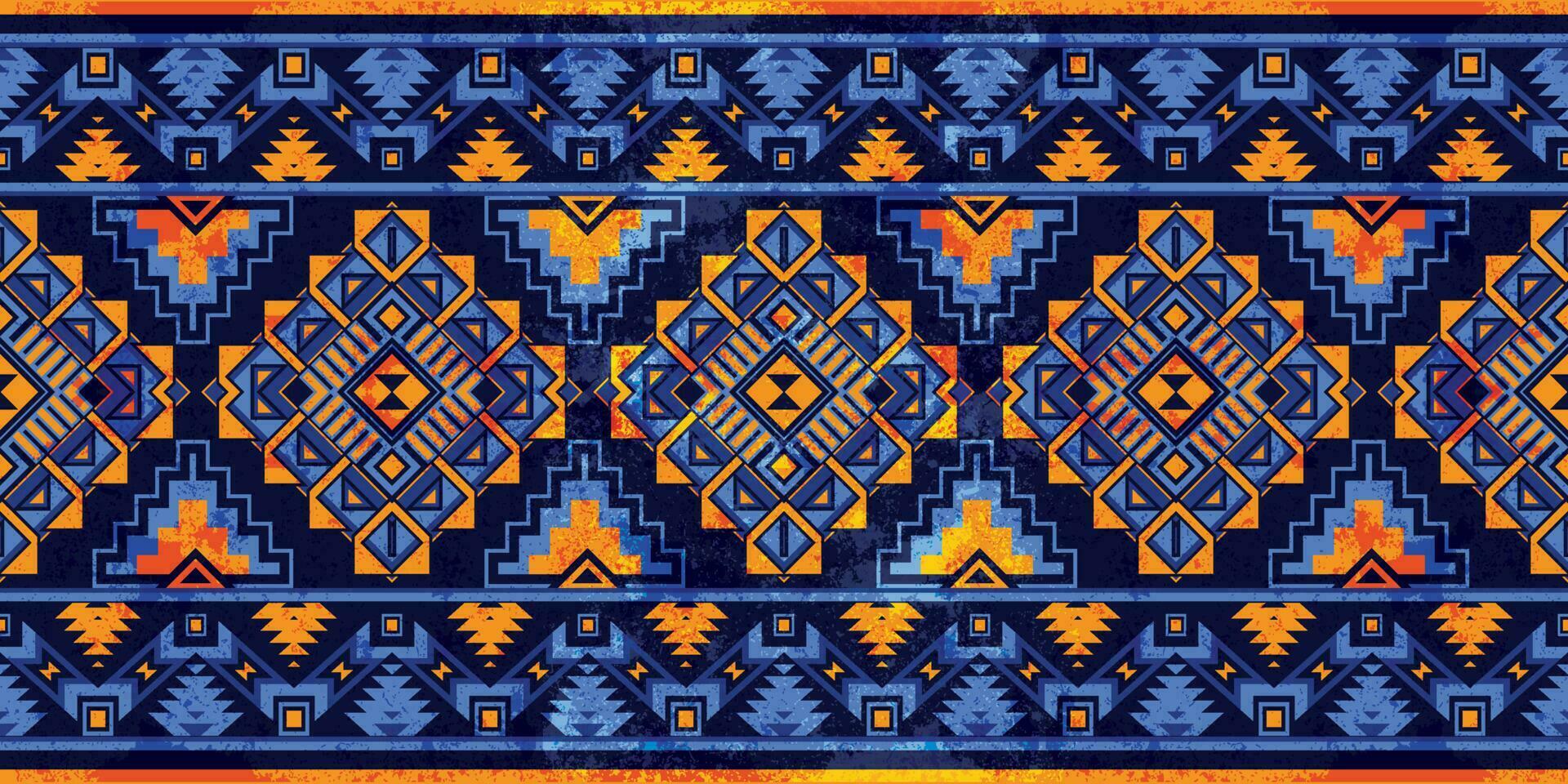 inheems patroon Amerikaans tribal Indisch ornament patroon meetkundig etnisch textiel structuur tribal aztec patroon Navajo Mexicaans kleding stof naadloos vector decoratie mode