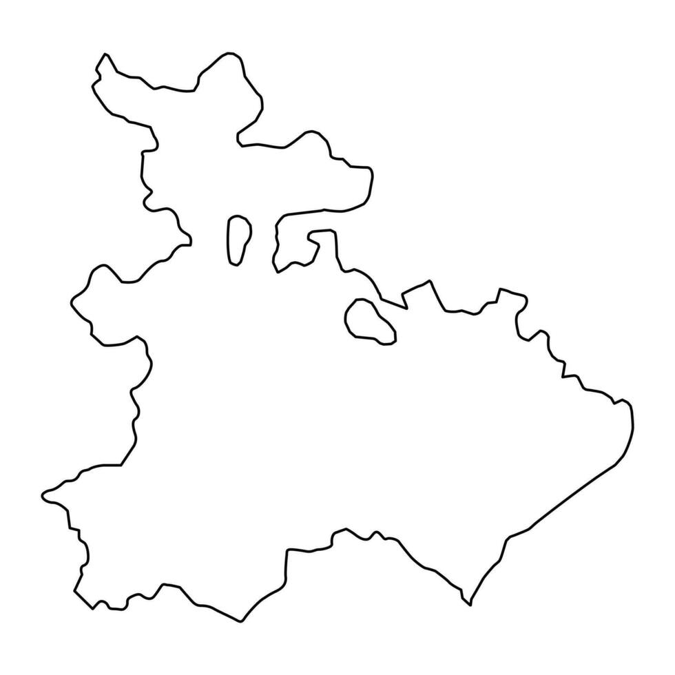 tavush provincie kaart, administratief divisie van Armenië. vector