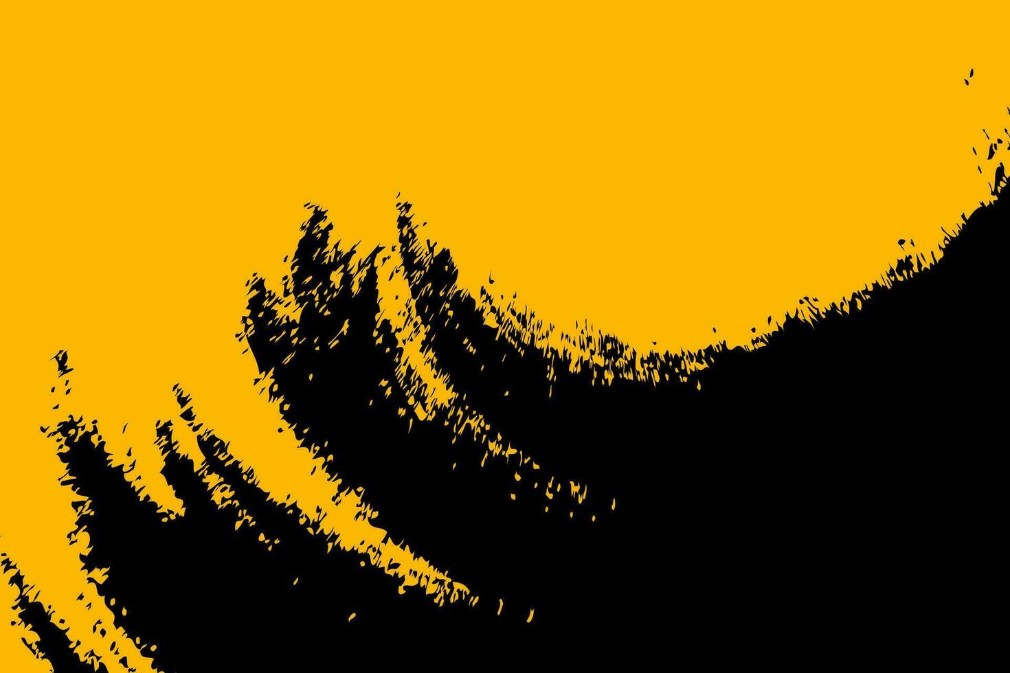 zwart geel plons grunge structuur effect achtergrond. verontrust ruw bedekking abstract grunge textuur. vector illustratie