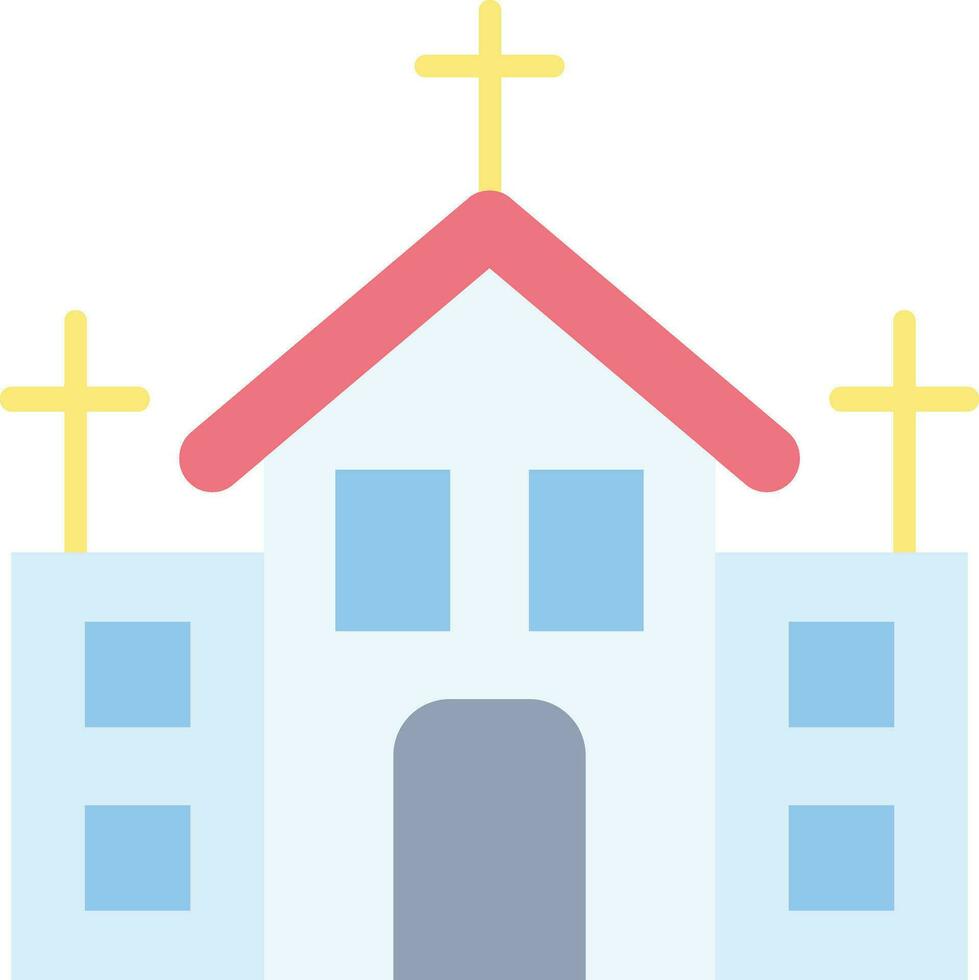 kerk vector pictogram